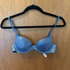 Shiny Blue Victoria’s Secret Bra NWOT